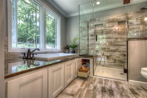 An entryway bench makes getting your stuff off easy. Shower Remodel | Remodel Your Shower | 5 Reasons to Have a ...