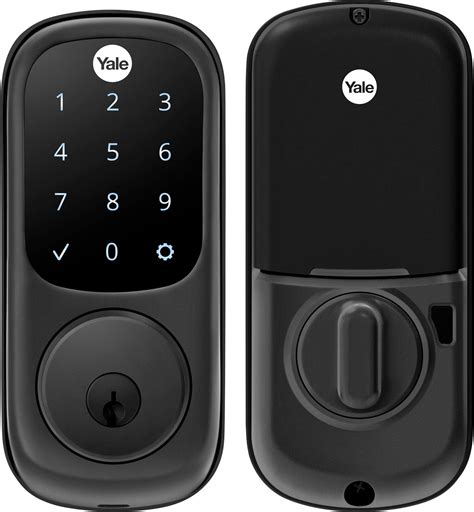 Yale Assure Lock Touchscreen Keypad Door Lock Black Suede