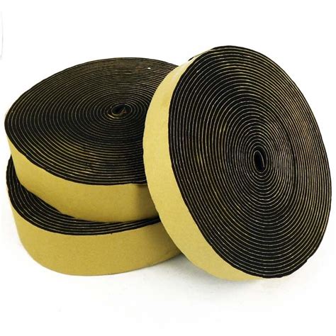 Neoprene Rubber Self Adhesive Sponge Strip 10m Length 3mm 4mm