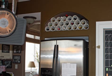 Transforming Home Pvc Piping Wine Rack