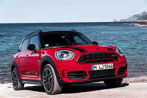 Pictures Mini 2017 John Cooper Works Countryman Red Automobile