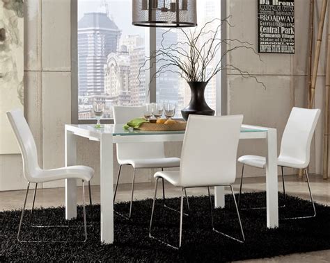 Modern White Color Dining Rooms Ideas - Freshnist Design