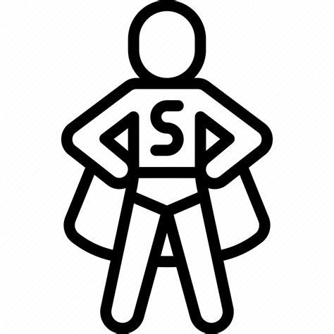 Superhero Person People Stickman Hero Icon Download On Iconfinder