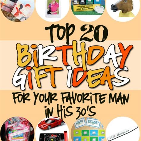 Try to find a personal gift that is only for him. Birthday Gifts for Him in His 30s - The Dating Divas