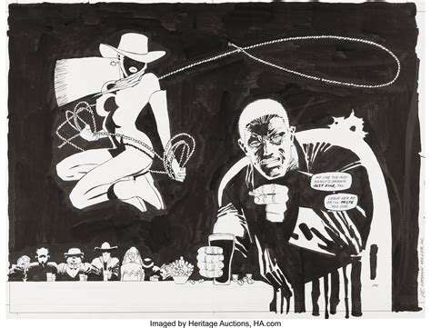 Frank Miller Sin City Illustration Originale C 2010s Lot