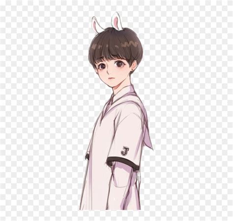 Hình ảnh chibi cute phô mai que của các oppa. 정국 - Bts Jungkook Fanart Chibi Clipart (#3556383) - PikPng