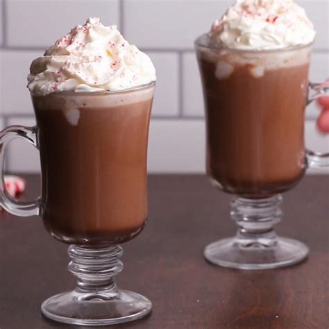 spiked hot chocolate recipe by tasty recipe spiked hot chocolate hot chocolate recipes recipes