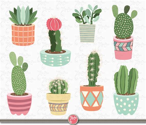 Cactus clipart is the very item that every graphic designer should have in his or her graphic elements collection. Library of cactus drawing picture black and white library ...
