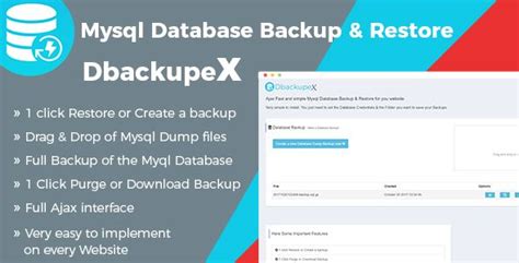 Ajax Mysql Database Backup And Restore Simple Script By Litostop Mysql