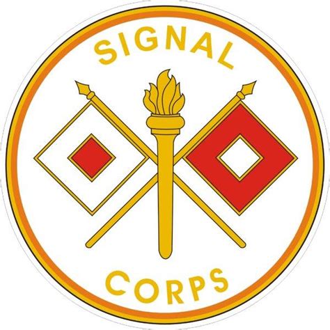 Signal Crest Army Army Military