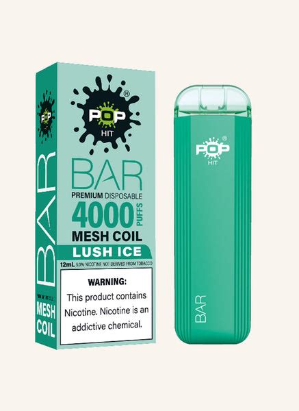 Pop Bar Disposable Device Lush Ice Popvapor Demo