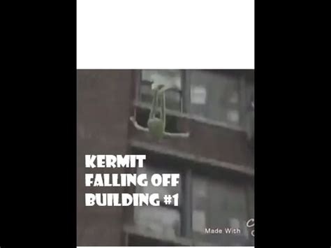 Kermit the frog, arguably jim henson's most famous muppet creation, was the star and host of the muppet show, played a significant role on sesame street, and served as the logo of new trending gif on giphy. Kermit Jumping Off Building Meme - Meme Painted