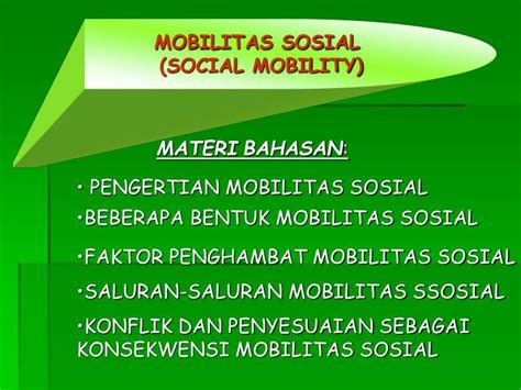 We did not find results for: PPT - MOBILITAS SOSIAL (SOCIAL MOBILITY) PowerPoint ...