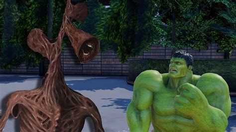 Hulk Vs Siren Head Youtube