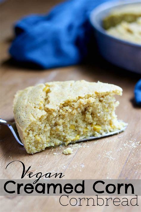 My favorite vegan cornbread is the best everyday cornbread recipe that's easy to make and perfectly sweet, moist, and tender! Vegan Creamed Corn Cornbread | Recipe | Cornbread with corn, Creamed corn cornbread, Creamed corn