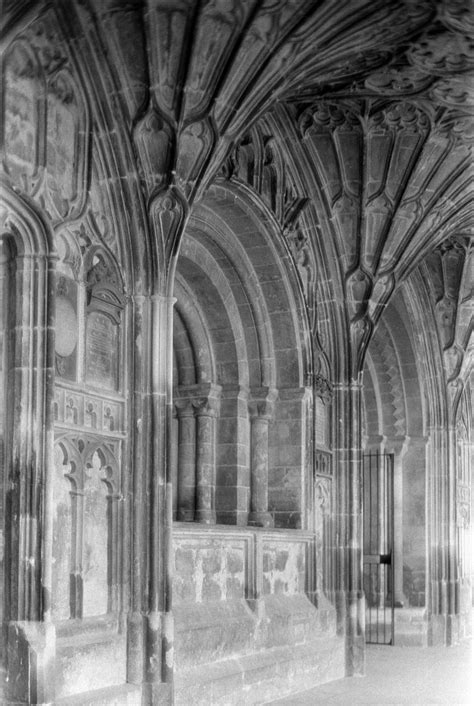 Gloucester Cathedral Fan Vaulting With Honeycomb Tracery In The