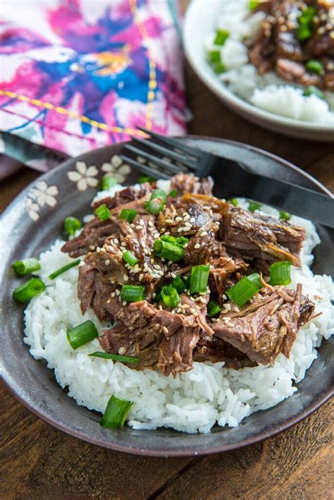 This slow cooker mongolian beef recipe is easier to make at home than you think, and tastier than your typical chinese food takeout! Slow Cooker Mongolian Beef - Slow Cooker Gourmet