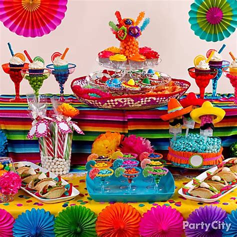 Mexican Party Treats Table Idea Mexican Fiesta Dessert Ideas Cinco