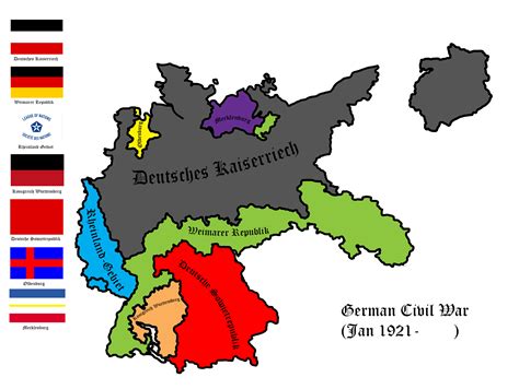Alternative History German Civil War R Imaginarymaps