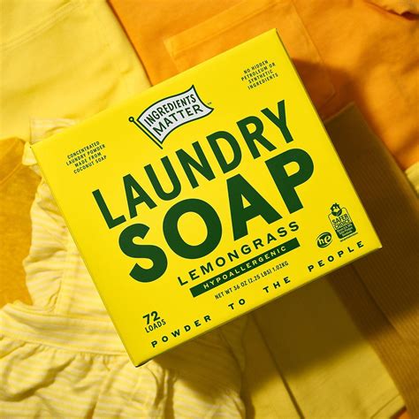 Natural Lemongrass Laundry Detergent Lemongrass Laundry Soap