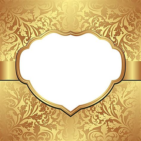 Great savings & free delivery / collection on many items. Golden wedding invitation card vector background | Wedding ...