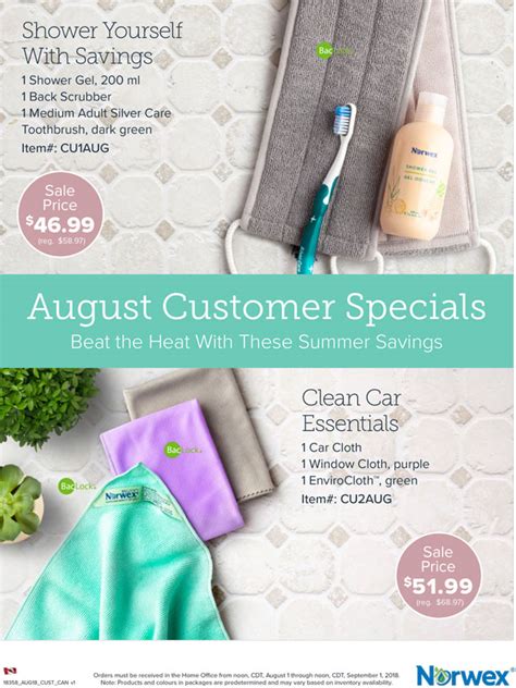 Norwex Summer Savings Clean Natural Living With Delores