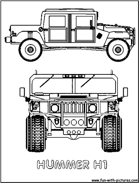 For boys and girls, kids and adults, teenagers and toddlers, preschoolers and older kids at school. Hummer H1 Coloring Page
