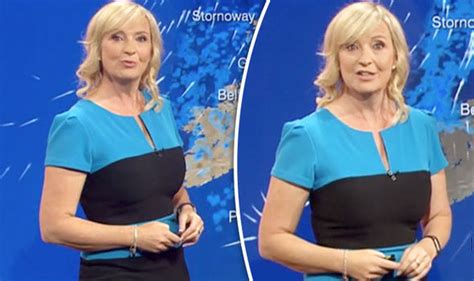 Bbc Weather Carol Kirkwood Puts On Very Busty Display In Low Cut Frock 55650 Hot Sex Picture