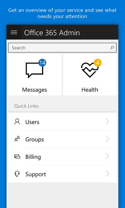 Office 365 Admin Universal Beta For Windows 10 Mobile