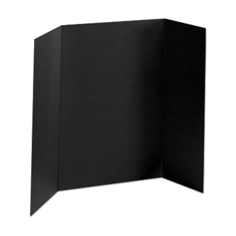 36 X 48 1 Ply Black Tri Fold Display Board 25 Boards Box 525 Ea