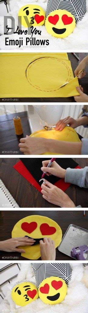 Diy Heart Emoji Pillows Lifestyle Valentines Day How To Project