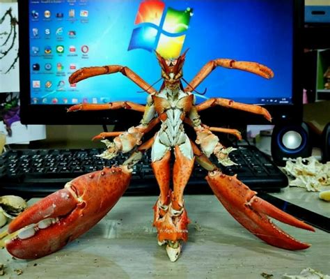 This Custom Action Figure Made Of Crab Parts Ractionfigures