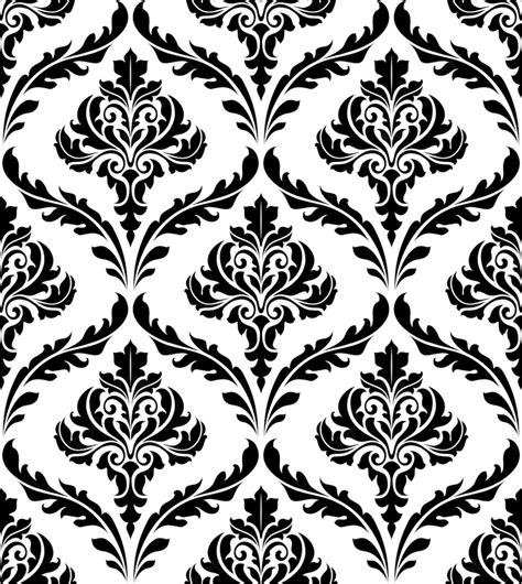 Seamless Damask Pattern For Background Or Wallpaper Design Wallpaper