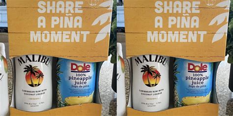 Get inspired and try out new things. This Malibu Rum And Dole Make Gift Packs