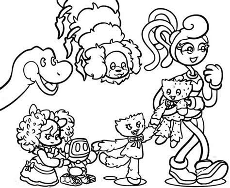 Coloring Page Poppy Playtime Mommy Long Legs Minnie Huggies
