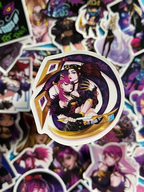 10 Kda League Of Legends Stickers Perfect Accessories Etsy