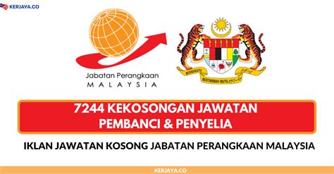 Jawatan kosong terkini yang terdapat di jabatan perangkaan malaysia yang perlu diisi dengan kadar maklumat jawatan kosong. Jabatan Perangkaan Malaysia • Kerja Kosong Kerajaan