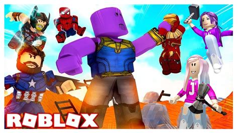 Can We Defeat Thanos Roblox Avengers Endgame Obby Youtube