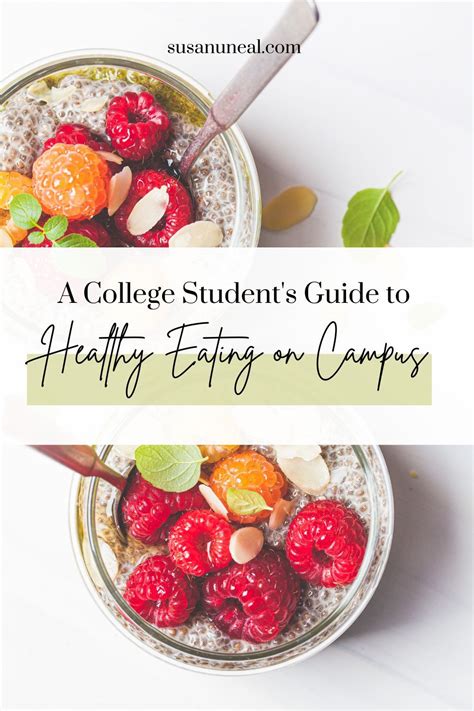 A College Students Guide To Healthy Eating On Campus In 2021 Healthy