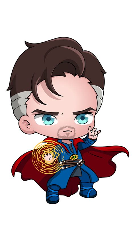 Marvel Chibi Doctor Strange Sticker Marvel Cartoon Drawings Marvel