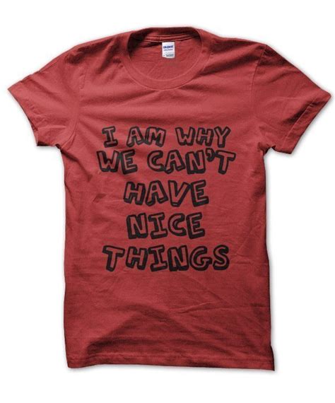 I Am Why We Cant Have Nice Things T Shirt Clique Wear