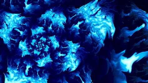 Blue Smoke Paint Abstraction Abstract Hd Wallpaper Peakpx