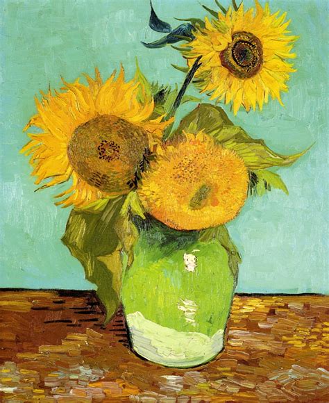 Sunflowers By Vincent Van Gogh 1888 Ciel Bleu Media