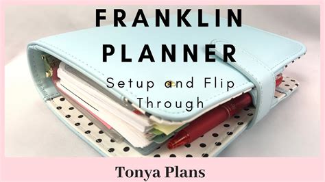 My Franklin Planner Setup And Flip Through Youtube