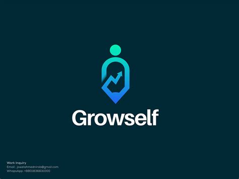 Growself Learning Agency Logo By Jowel Ahmed On Dribbble
