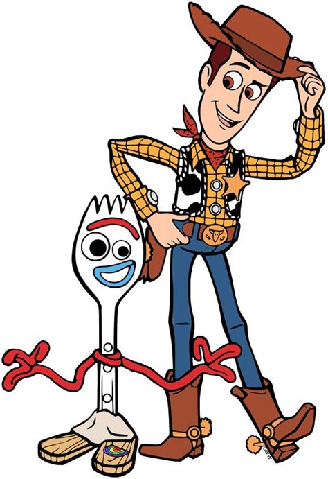 Woody And Forky Woody Toy Story Disney Clipart Disney Drawings