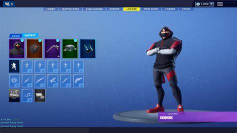 Ikonik Skin Account Give Away Email And Password And Description