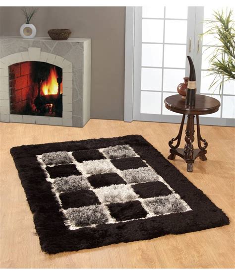My House Black Polyester Carpet Others 2x5 Ft - Buy My House Black ...