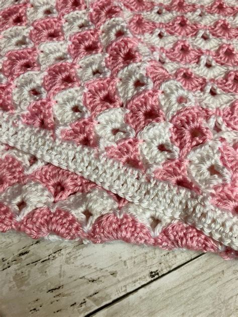 Timeless Lacy Shell Crochet Blanket Pattern Princess