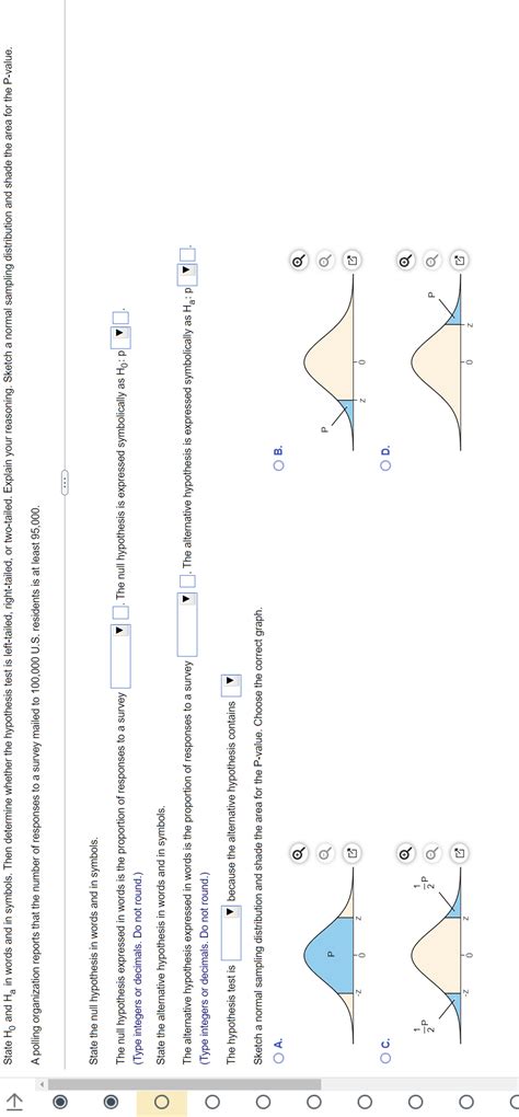 Solved State The Null Hypothesis In Words And In Symbols